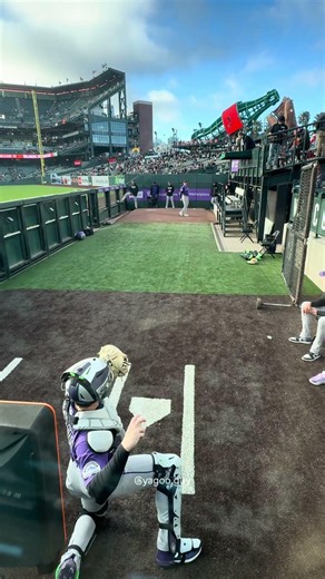 Hunter Goodman getting in sync with Tanner Gordon! Hunter’s framing is getting elite 😎#mlb