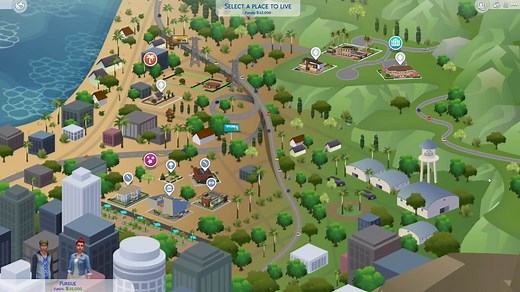 The Sims 4 Get Famous: Del Sol Valley Map & Lot Details