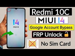 Redmi 10C FRP Bypass 2026 (MIUI 14 Update) TalkBack Not Working ❌ | Xiaomi 10C Frp Unlock ✅