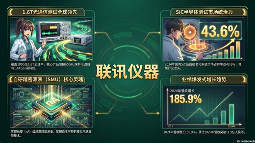 联讯仪器：赋能算力与新能时代的工业之眼