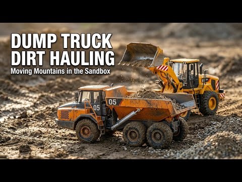 Dump Truck Dirt Hauling | Moving Mountains in the Sandbox