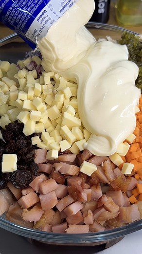 Delicious Ham and Chicken Macaroni Salad Recipe