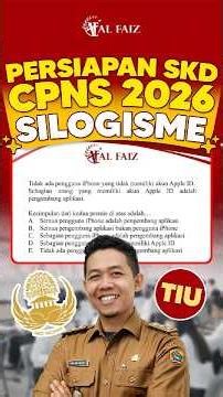 SKD TIU Syllogism Questions #skd #asn #cpns #tiu #shorts