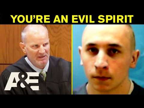 Convicted Murderer Shows ZERO Remorse, Judge Calls Him "Evil" | Court Cam | A&E