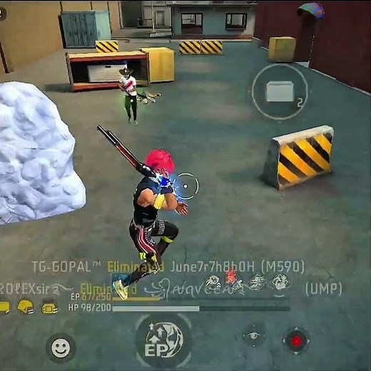 Me VS BRO GAMEPLAY 🤡 || #freefire #shorts