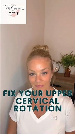 Fix Your Cervicogenic Dizziness: Upper Cervical Treatment at Home #neck