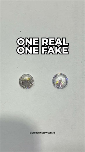 How to Determine if a Diamond is FAKE using the Dot Test