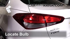 Rear Turn Signal Replacement on a 2017 Kia Forte LX 2.0L 4 Cyl.