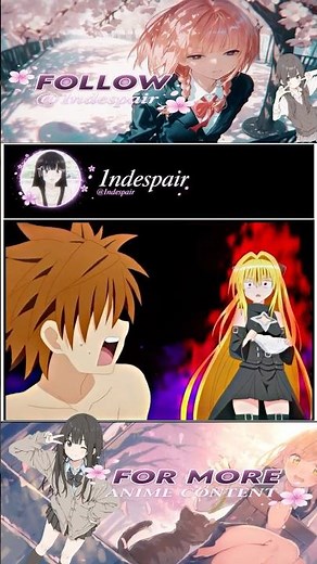 Bro was in heaven for a while 🥹😂 Anime name : "To love ru" #anime #funny #animegirl #animeedit