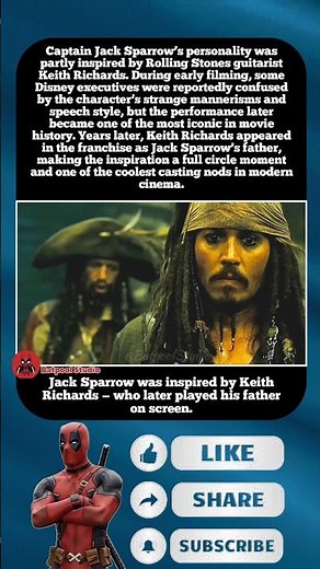 Jack Sparrow Inspiration Was Real | Movie Fact