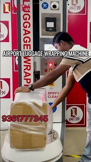 Secure Your Bags in Seconds! | Airport Luggage Wrapping Machine | Interopactec