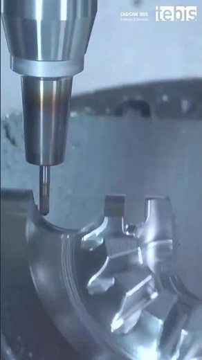 Tiptop-Oberfläche 5-achsig simultan schlichten – in Tebis 4.1 schnell & automatisch cam-programmiert
