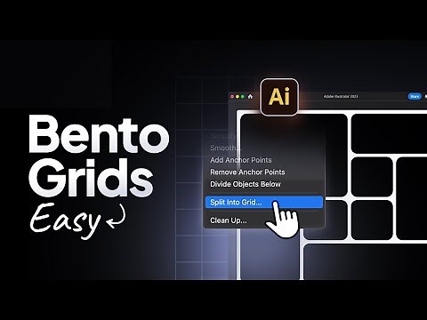 How to Create Bento Grids in Illustrator Tutorial