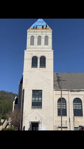 Church Construction Progress: Arch Windows and Roofing