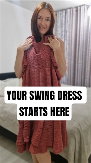 Easy Crochet Dress Tutorial - Relaxed Fit with Pockets
