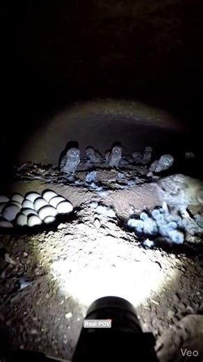 “What a Burrow Owl Sees Underground | Real POV Research”