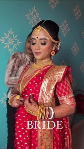 Bride getting ready | Makeover BY Sheetal DEY