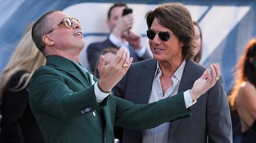 Tras años de rencillas: El sentido abrazo de Brad Pitt y Tom Cruise al reencontrarse décadas después