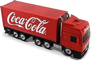 Coca-Cola Truck Replica Bluetooth Speaker with Deep Bass | USB, AUX, FM Radio, TF Card, and MP3 Compatibility Perfect for Home, Office or Group Party | Wireless Portable Speaker