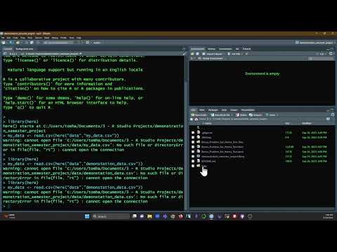 Starting your new project with a Quarto Document
