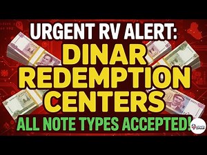 🚨💰 Massive RV Update 2025: Dinar Redemption Centers Open for ALL Notes! 🇮🇶🔥