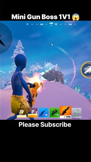 Mini Gun Boss 1V1 Fortnite Mobile Gameplay Chapter 7 Season 1 |Fortnite Mobile |Fortnite Mobile 2026