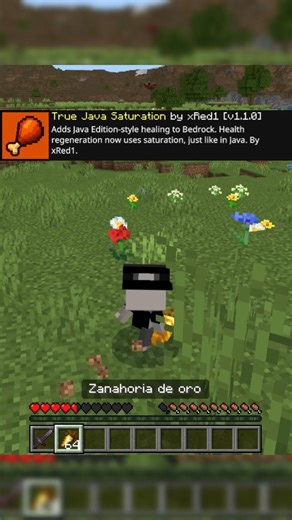 Addons para minecraft bedrock pt1True Java Saturation #addonsparaminecraftpe #minecraftbedrock