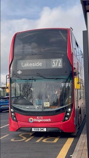 London Bus Route 372 To Lakeside 🚎🇬🇧 || #londonbuses #lakeside #hornchurch #372 #tfl