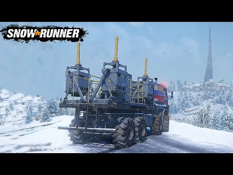 Solid Rock Seismic Vibrator Chernokamensk Amur Russia | SnowRunner