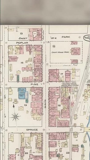 History of Towanda, Pennsylvania | Old Maps