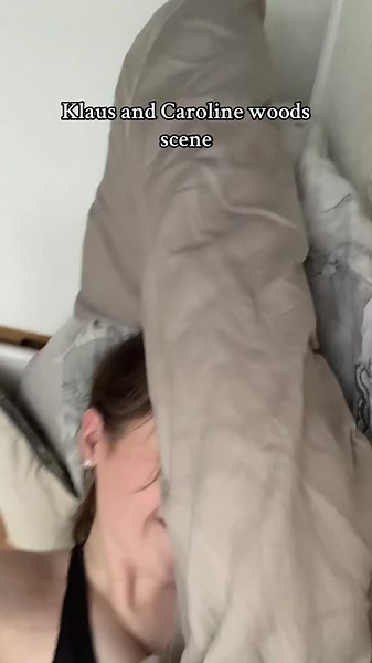 Klaus and Caroline's Captivating Woods Scene