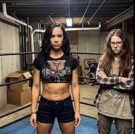 Nerdy Nora knocks AJ Lee out cold FOUR times!!!