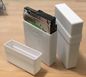 3.5″ Hard Drive storage case #3DPrinting #3DThursday