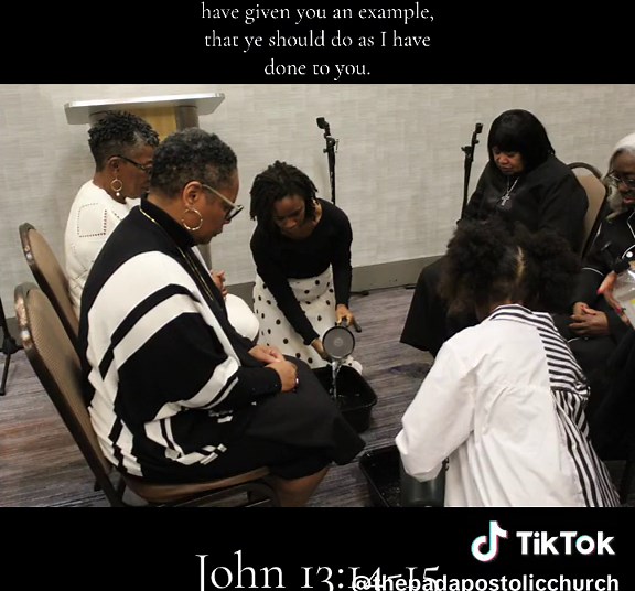 Our first feet washing service. #thepadapostolic