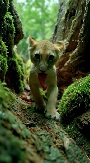 Kucing Megalodon #animation #lion #leo #megalodon