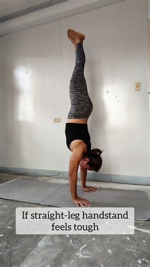 2.7K views · 30 reactions | If straight-leg handstand feels tough, try kicking up to stag first. Because stag-leg handstand makes it easier to find balance and control before going to straight legs 露‍♀️ #handstand #handstandpractice #handstandjourney #handstanddrills #straightleghandstand #stagleghandstand #inversionyoga #yoga #fitness | Letlet Yoga | Facebook