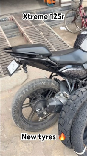 Xtreme 125r New tyres🔥 #xtreme125r #viral #shortsviral #motovlog