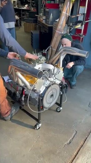 Destroked ls3 first start #becauseracecar