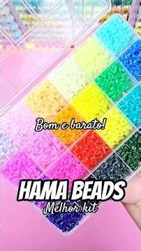 I bought the best affordable Hama Beads kit #beads #pixelart #art #diy #haul #hamabeads