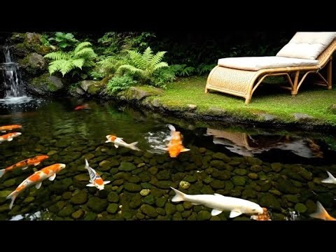 3 Hours Koi Pond ASMR | Relaxing Water Sounds for Sleep & Stress Relief