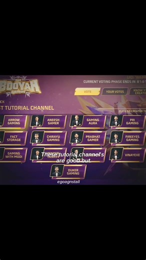 best tutorial channel in the era @JONTYGAMING #jontygaming #booyahawards #freefire #teamelite
