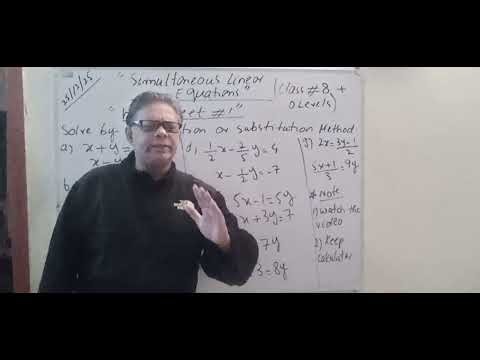 Simultaneos linear equation Worksheet