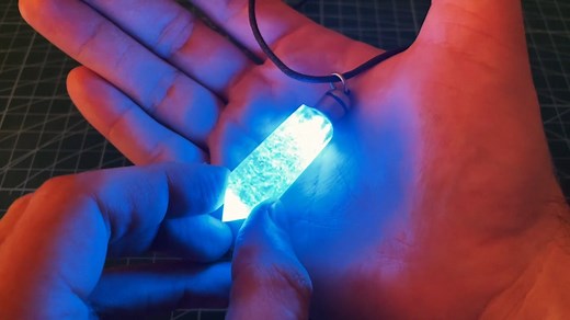 Disney's Atlantis the Lost Empire Kida Crystal Handcrafted Glowing Replica Necklace / Pendant / Keychain [watch Making of Movie] - Etsy