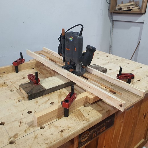 Router Sled — Build Under an Hour! #wooden #reels2023 #reelsinstagram #joinery #tools #trendingreels #woodworking #reelsvideo #woodcraft #technique | Woodworking TV