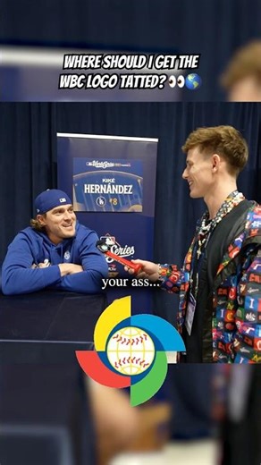 Where should I get the World Baseball Classic logo tatted? 👀🌎⚾️ #shorts