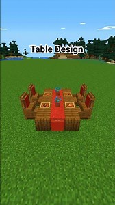 Minecraft Dining Table build tutorial