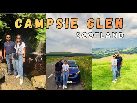Campsie Glen Waterfall In Glasgow Scotland | UK Series | Things To Do Near Glasgow | Travel Between