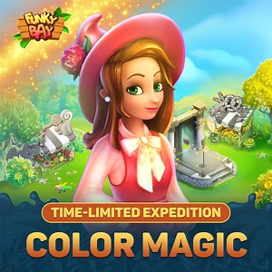 1.8K views · 188 reactions | 拾 The festival in a magical town is about to begin! 拾 Go to the celebration, meet up with friends... 朗 and find out where all the color has gone! 樂 | Funky Bay Community | Facebook