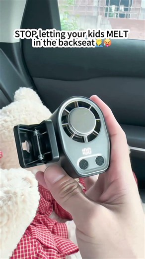 Portable Cooling Clip-On Fan - Rechargeable Clip Fan