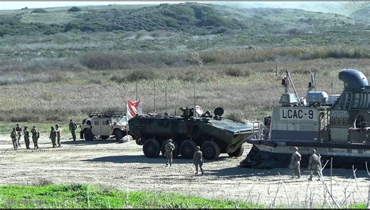 ACVs Deploy From LCAC — Marines Move Out Description: Amphibious Combat Vehicles roll off the LCAC and into position as Marines secure the beachhead. Steel Knight tests how quickly armor and infantry can transition from sea to maneuver operations on land — proving the Marine Corps’ ability to fight immediately after arrival. Credit – DVIDS #Marines #ACV #LCAC #SteelKnight #AmphibiousAssault #ForceProjection #CombatVehicles #MilitaryTraining #USMilitary #reels #fbreels | USA Military Force